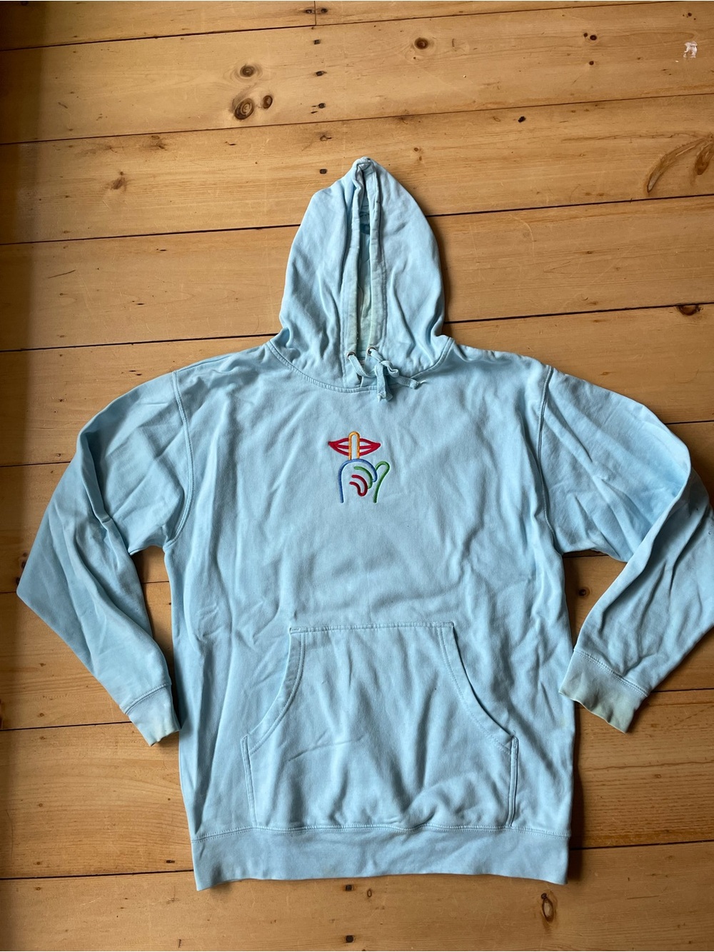 Light Blue The Quiet Life “Shh” Hoodie